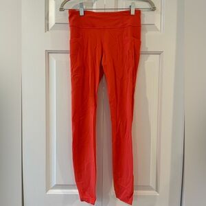 Athleta Girl Bright Pink/Coral Athletic Pants/Leggings